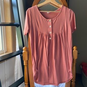 boutique pink top